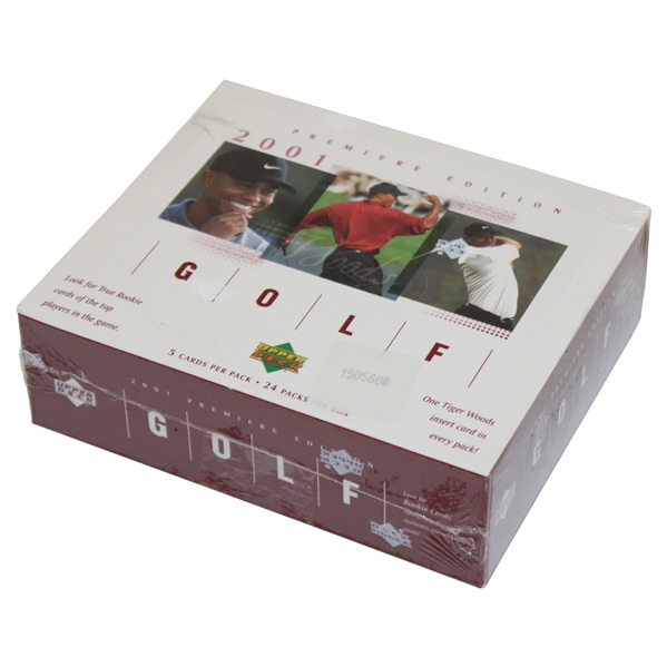 Sealed 2001 Upper Deck Premiere Edition Full Box of 24 Packs - Unopened #1505608