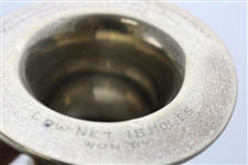 1949 Springdale Golf Club Invitational Tournament Low Net Sterling Silver Trophy