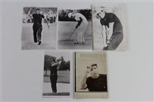 Gary Player Group of Ten (10) Wire Photos - Various Years & Dimensions