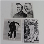 Gary Player Group of Ten (10) Wire Photos - Various Years & Dimensions
