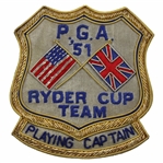 1951 Ryder Cup Playing Captain Badge Sam Snead