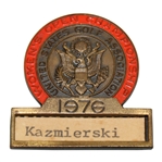 Joyce Kazmierski’s 1976 Women’s U.S. Open Contestant Badge - Rolling Green Golf Club