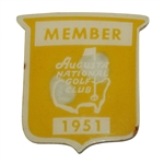 1951 Augusta National Members Pin Badge