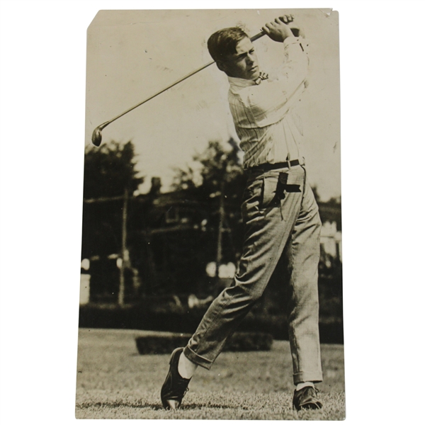 c.1916 Bobby Jones Type 1 Post Swing Central News Service Photo PSA #1P02401