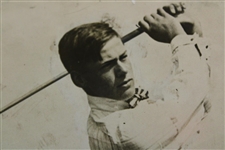 c.1916 Bobby Jones Type 1 Post Swing Central News Service Photo PSA #1P02401