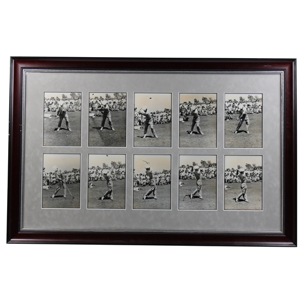 Ben Hogan Swing Sequence Display -Framed