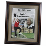 2005 Jack Nicklaus Royal Farewell St. Andrews Print Signed By Artist Broome/London -Framed
