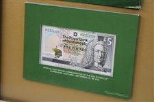 2014 Ryder Cup 5 Pound Note Display - Framed