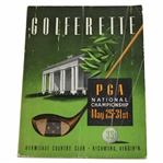 1949 PGA National Championship Golferette Program - Snead Winner