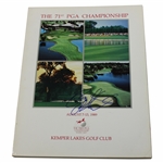 Payne Stewart Signed 1989 PGA Championship Program JSA ALOA