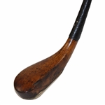 c. 1840 Long-Nose Fruitwood Middle Spoon w/ W.S Stamp from Jeff Ellis Collection