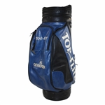 Al Geibergers Personal Used Top-Flite Full Size Blue & Black Golf Bag