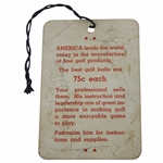 1934 Masters Series Badge Signed by Champ Horton, Bobby Jones - Pinnacle of Golf Tickets