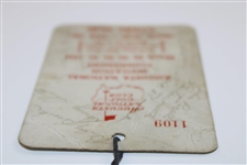 1934 Masters Series Badge Signed by Champ Horton, Bobby Jones - Pinnacle of Golf Tickets