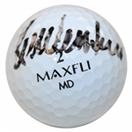 Ken Venturi Signed Maxfli MD 2 Logo Golf Ball JSA ALOA