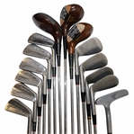 Althea Gibson's Personal Used 1962 US Amateur Wilson Golf Irons, Woods & Putter in Bag 