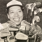 Althea Gibson's Personal Used 1962 US Amateur Wilson Golf Irons, Woods & Putter in Bag 