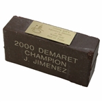 World Golf Hall of Fame Brick Awarded to 2000 Demaret Division Champion - J. Jimenez