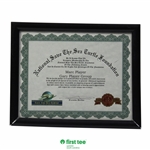 2002 National Save the Sea Turtle Foundation - Marc Player - Gary Player Group Certificate