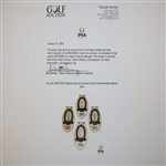 Four (4) 1993 PGA Championship at Inverness Club Commemorative Money Clips