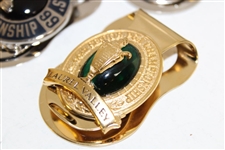Five (5) Senior PGA Championship Money Clips/Badges