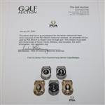 Five (5) Senior PGA Championship Money Clips/Badges
