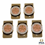 Five (5) 1986 PGA Club Professional Championship Clips/Badges - One Contestant