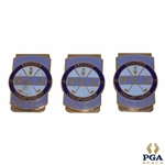 Three (3) 1972 PGA Seniors Championship Contestant Clips/Badges