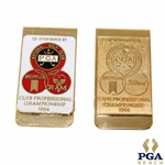 Two (2) 1984 PGA Championship at National Golf Club Money Clips