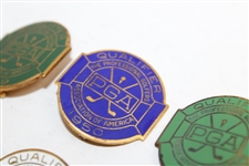1941, 1944, 1946, 1949, 1950 & 1953 PGA Championship Contestant Badges