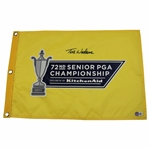 Tom Watson Signed 2011 PGA Senior Championship Screen Flag Beckett #BL67072