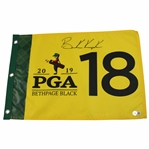 Brooks Koepka Signed 2019 PGA Championship at Bethpage Black Screen Flag Beckett #BL67018