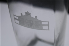 Two (2) Augusta National Golf Club Glass 'Clubhouse' Logo Drinking Glasses