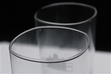 Two (2) Augusta National Golf Club Glass 'Clubhouse' Logo Drinking Glasses