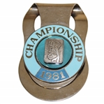 1981 The Players Championship at TPC Sawgrass Contestant Badge/Clip