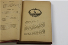 1895 'Golf & Golfing Book' 1st Ed Book by James P. Lee