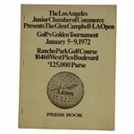 1972 Los Angeles Open Press Book