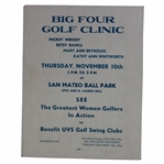 Big Four Golf Clinic Poster/Ad