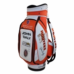 John Daly Signed Personal Tournament Used Signature Logo Full Size Hooters Golf Bag JSA ALOA
