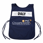 John Daly & John Daly Jr. Signed PNC Championship Caddie Bib JSA ALOA