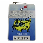Ben Crenshaw Signed 1995 Masters Tournament SERIES Badge #A01178 JSA ALOA