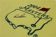 Arnold Palmer Signed 2004 Masters Embroidered Flag - Final Masters JSA ALOA
