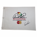 Arnold Palmer Signed Invitational at Bay Hill Embroidered Flag JSA ALOA
