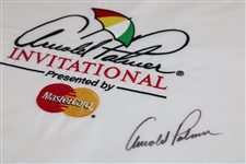 Arnold Palmer Signed Invitational at Bay Hill Embroidered Flag JSA ALOA