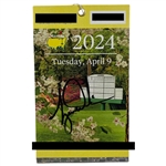 Tiger Woods Signed 2024 Masters Tournament Tuesday Ticket - Record 24th Consecutive Cut Made!