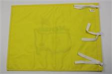 Tiger Woods Signed Undated Masters Embroidered Flag Beckett #AC32160