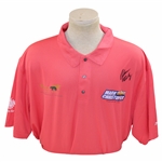 John Daly Signed Personal Chevrolet Pink Polo 3XL Golf Shirt w/Sponsors JSA ALOA