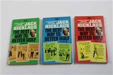 Jack Nicklaus 'The Best Way To Better Golf' Number 1-3 Books 