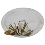 Augusta National Golf Club Michael Aram Flowering Peach Marble Plate in Box
