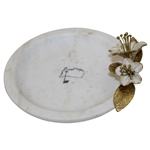 Augusta National Golf Club Michael Aram Flowering Peach Marble Plate in Box